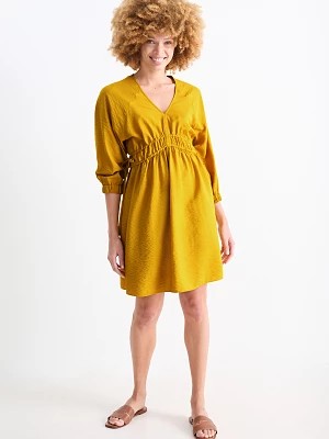 Zdjęcie produktu C&A Sukienka o linii A z dekoltem V, Pomarańczowy, Rozmiar: 36