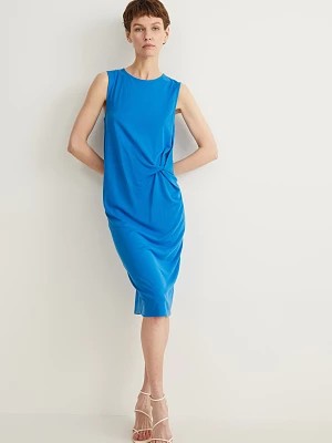 Zdjęcie produktu C&A Sukienka ołówkowa z supłem, Niebieski, Rozmiar: S