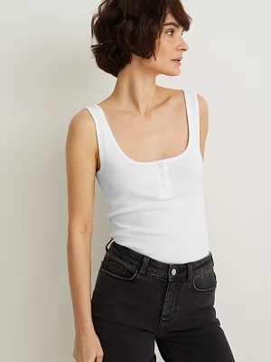 Zdjęcie produktu C&A Top z linii basic, Biały, Rozmiar: XL