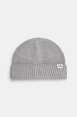 Zdjęcie produktu C.P. Company czapka Knit Cap In Re-Wool kolor szary gładka 17CMAC293A006595A