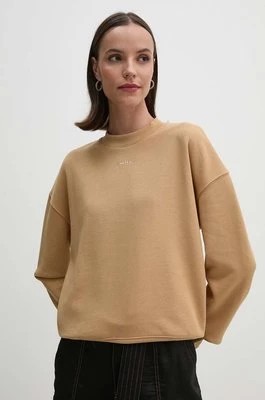 Zdjęcie produktu Calvin Klein bluza damska kolor beżowy gładka K20K207213