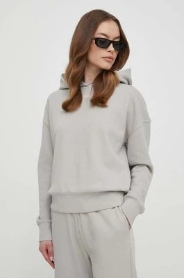 Zdjęcie produktu Calvin Klein bluza damska kolor beżowy z kapturem gładka