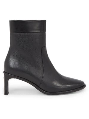 Zdjęcie produktu Calvin Klein Botki Curved Stil Ankle Boot 55 HW0HW01889 Czarny