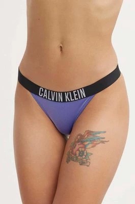 Zdjęcie produktu Calvin Klein brazyliany kąpielowe kolor niebieski KW0KW02611