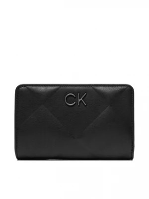 Zdjęcie produktu Calvin Klein Duży Portfel Damski Re-Lock Quilt Bifold Wallet K60K611374 Czarny