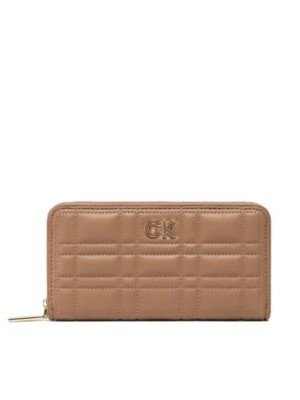 Zdjęcie produktu Calvin Klein Duży Portfel Damski Re-Lock Quilt Z/A Wallet Lg K60K609912 Brązowy