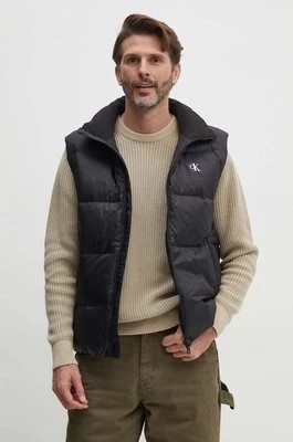 Zdjęcie produktu Calvin Klein Jeans bezrękawnik puchowy męski kolor czarny zimowy J30J325901