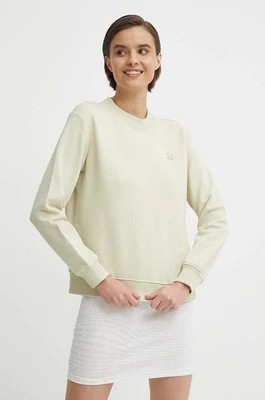 Zdjęcie produktu Calvin Klein Jeans bluza damska kolor zielony gładka