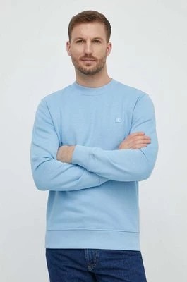 Zdjęcie produktu Calvin Klein Jeans bluza męska kolor niebieski gładka