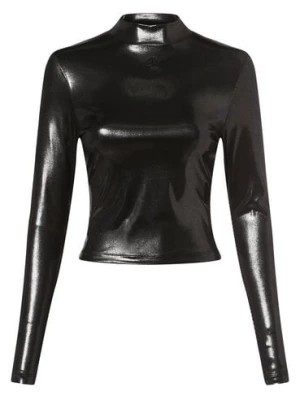 Zdjęcie produktu Calvin Klein Jeans Damska koszulka z długim rękawem Kobiety czarny|srebrny jednolity,