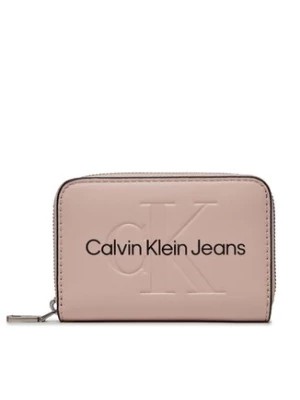Zdjęcie produktu Calvin Klein Jeans Duży Portfel Damski Sculpted Med Zip Around Mono K60K607229 Różowy