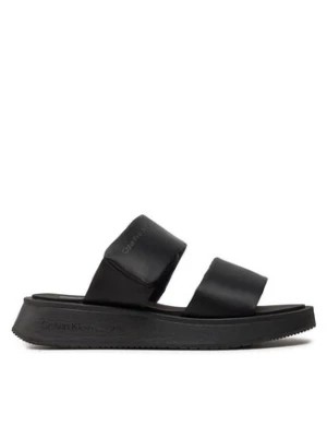 Zdjęcie produktu Calvin Klein Jeans Klapki Slide Double Strap Sandal Dc YW0YW01355 Czarny