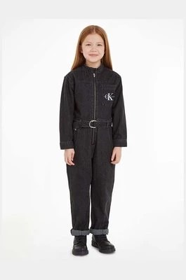 Zdjęcie produktu Calvin Klein Jeans kombinezon dziecięcy kolor czarny bawełniany