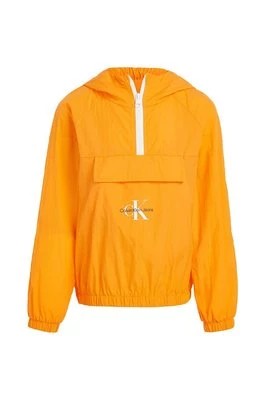 Zdjęcie produktu Calvin Klein Jeans kurtka dziecięca kolor pomarańczowy