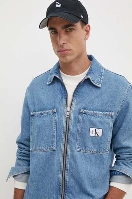 Zdjęcie produktu Calvin Klein Jeans kurtka jeansowa męska kolor niebieski przejściowa J30J325766