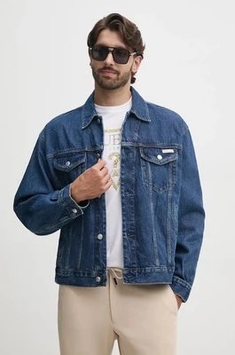 Zdjęcie produktu Calvin Klein Jeans kurtka jeansowa męska kolor niebieski przejściowa oversize 00040EM719