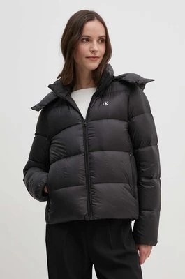 Zdjęcie produktu Calvin Klein Jeans kurtka puchowa damska kolor czarny zimowa J20J223571