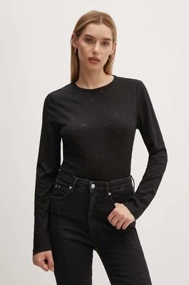 Zdjęcie produktu Calvin Klein Jeans longsleeve damski kolor czarny J20J223628