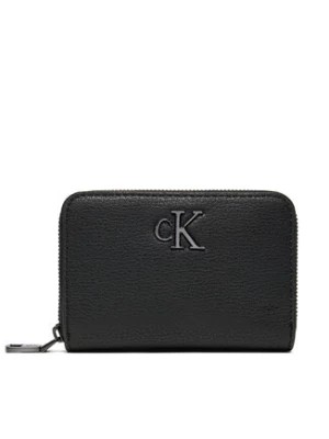 Zdjęcie produktu Calvin Klein Jeans Mały Portfel Damski Minimal Monogram Med K60K612262 Czarny