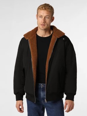 Zdjęcie produktu Calvin Klein Jeans Męska kurtka dwustronna Mężczyźni czarny|brązowy jednolity,