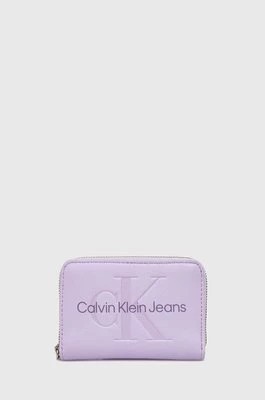 Zdjęcie produktu Calvin Klein Jeans portfel damski kolor fioletowy K60K612255