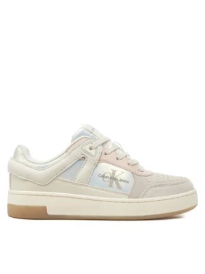 Zdjęcie produktu Calvin Klein Jeans Sneakersy Basket Cupsole Low Mix Ml Mtr YW0YW01490 Biały