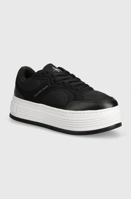 Zdjęcie produktu Calvin Klein Jeans sneakersy BOLD PLATF LOW LACE MIX IN MTL kolor czarny YW0YW01471