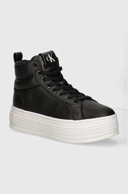 Zdjęcie produktu Calvin Klein Jeans sneakersy BOLD PLATF MID OH MG LTH kolor czarny YW0YW01583