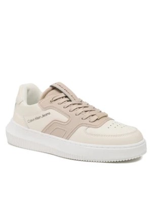 Zdjęcie produktu Calvin Klein Jeans Sneakersy Chunky Cupsole High/Low Freq YM0YM00613 Écru