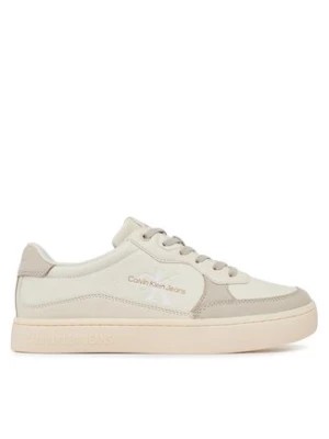 Zdjęcie produktu Calvin Klein Jeans Sneakersy Classic Cupsole Low Lth Ml Fad YM0YM00885 Beżowy