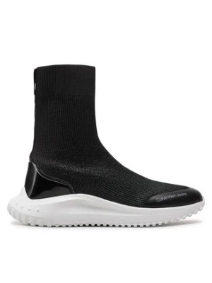 Zdjęcie produktu Calvin Klein Jeans Sneakersy Eva Runner High Sock Mtr YW0YW01485 Czarny