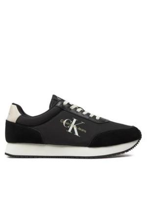 Zdjęcie produktu Calvin Klein Jeans Sneakersy Retro Runner Low Mix Mtl YM0YM01032 Czarny