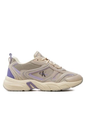 Zdjęcie produktu Calvin Klein Jeans Sneakersy Retro Tennis Su-Mesh Wn YW0YW00891 Écru