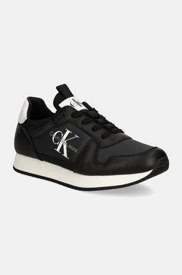 Zdjęcie produktu Calvin Klein Jeans sneakersy RUNNER SOCK LACEUP ML LTH kolor czarny YW0YW01616