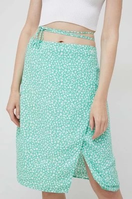 Zdjęcie produktu Calvin Klein Jeans spódnica kolor zielony mini prosta
