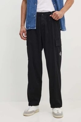 Zdjęcie produktu Calvin Klein Jeans spodnie męskie kolor czarny proste J30J326829