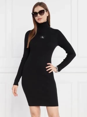 Zdjęcie produktu CALVIN KLEIN JEANS Sukienka BADGE ROLL NECK