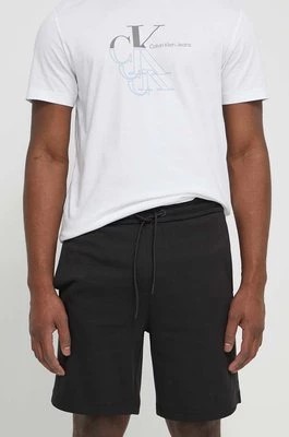 Zdjęcie produktu Calvin Klein Jeans szorty męskie kolor czarnyCHEAPER