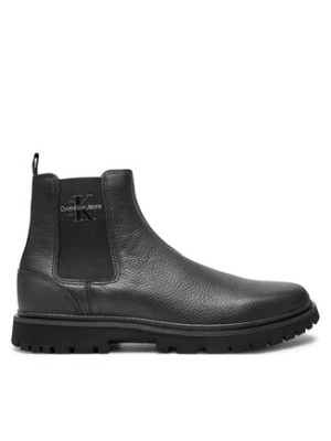 Zdjęcie produktu Calvin Klein Jeans Sztyblety Eva Mid Chelsea Boot Lth YM0YM00750 Czarny