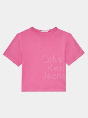 Zdjęcie produktu Calvin Klein Jeans T-Shirt Hero Logo IG0IG02346 Różowy Relaxed Fit