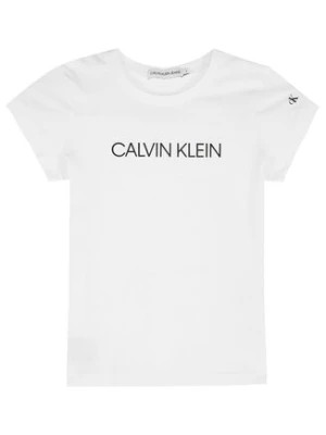 Zdjęcie produktu Calvin Klein Jeans T-Shirt IG0IG00380 Biały Regular Fit