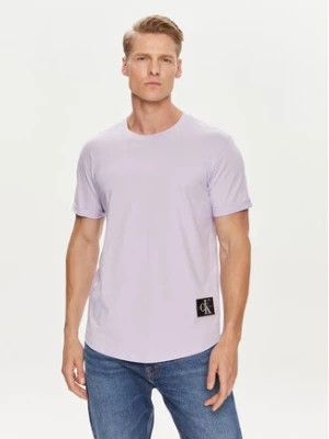 Zdjęcie produktu Calvin Klein Jeans T-Shirt J30J323482 Fioletowy Regular Fit