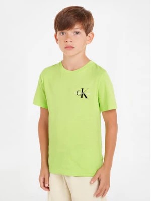 Zdjęcie produktu Calvin Klein Jeans T-Shirt Monogram IB0IB01231 Zielony Regular Fit