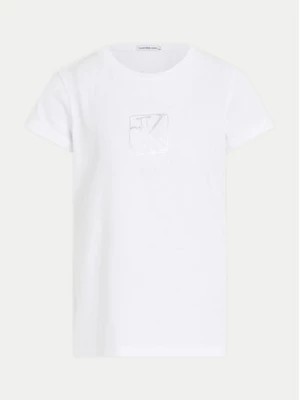 Zdjęcie produktu Calvin Klein Jeans T-Shirt Monogram IG0IG02530 M Biały Slim Fit