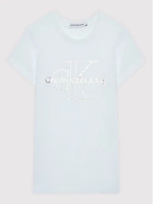 Zdjęcie produktu Calvin Klein Jeans T-Shirt Monogram Outline IG0IG01159 Biały Slim Fit