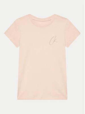 Zdjęcie produktu Calvin Klein Jeans T-Shirt Signage IG0IG02624 Różowy Slim Fit