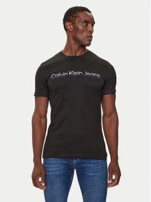 Zdjęcie produktu Calvin Klein Jeans T-Shirt Two Tone Institutional J30J325676 Czarny Regular Fit