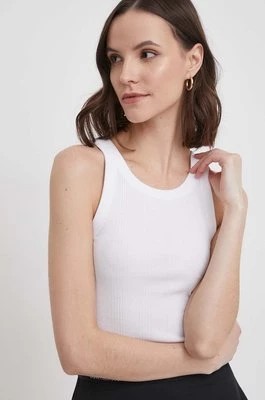 Zdjęcie produktu Calvin Klein Jeans top damski kolor biały