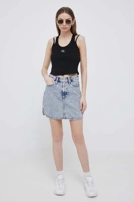Zdjęcie produktu Calvin Klein Jeans top damski kolor czarny