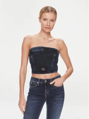Zdjęcie produktu Calvin Klein Jeans Top J20J222870 Granatowy Slim Fit